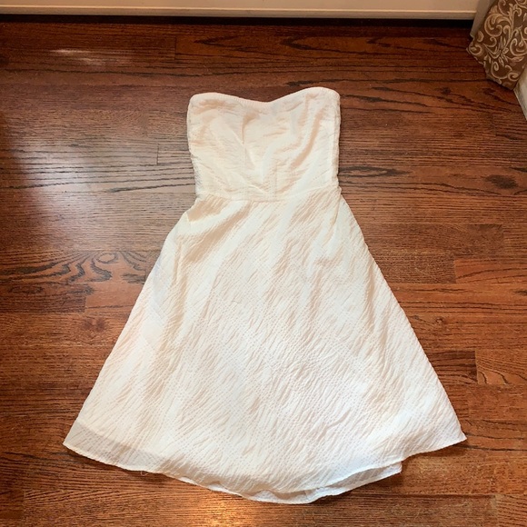J. Crew Dresses & Skirts - J crew white linen cotton summer dress size 0. EUC